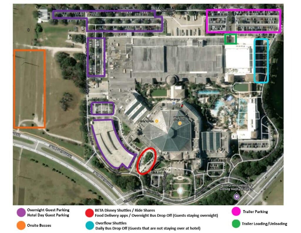 BETA Parking Map with Labels
