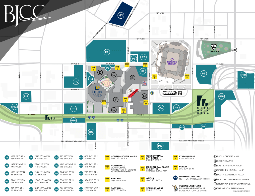 BJCC Facility Map Beta Club