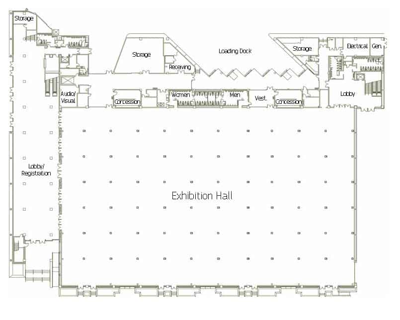 Baton Rouge Cane's Center Exhibition Hall