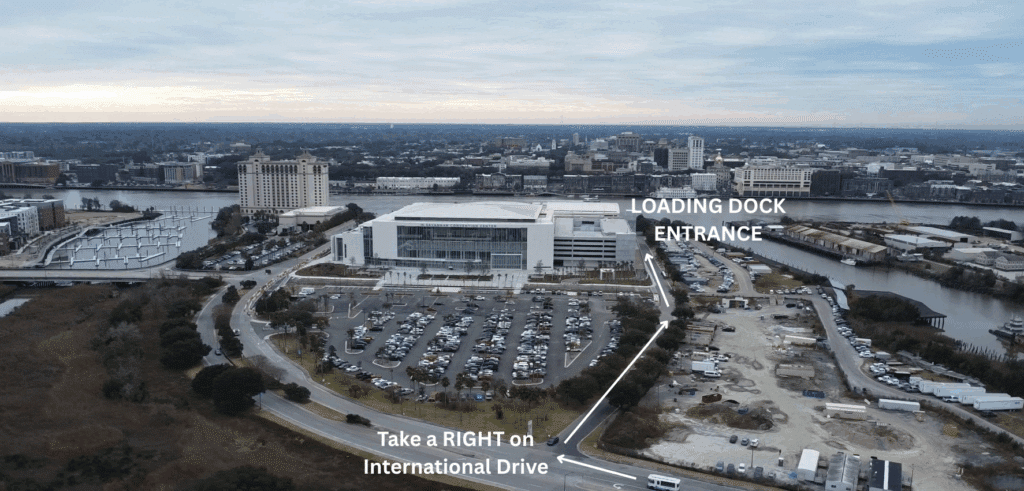 Directions to Convention Center Loading Dock ()