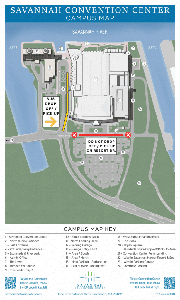 GA Beta Bus Drop Off Pick Up Location