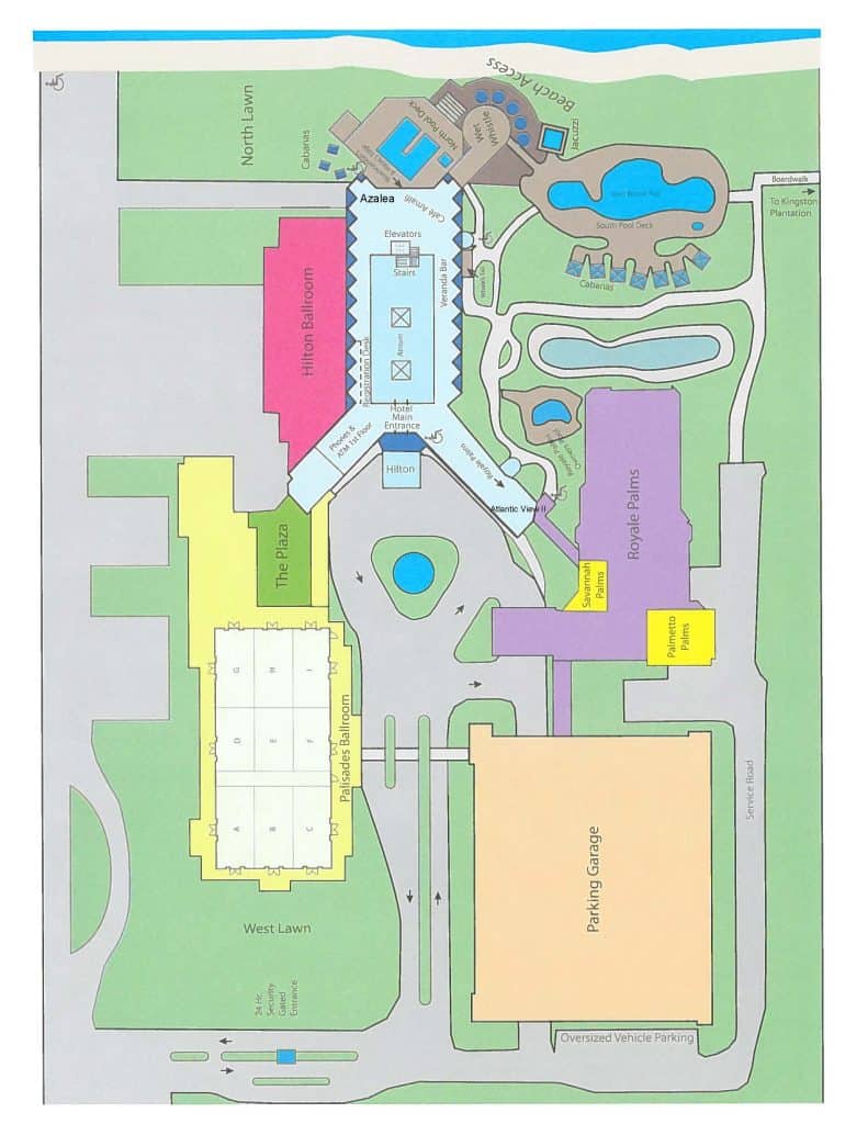 Hilton Resort Property Map Page
