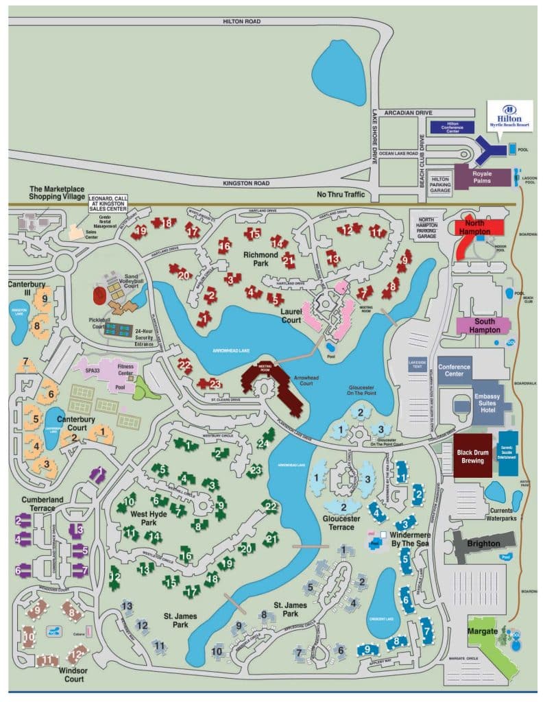Kingston Resort Map