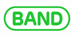 BAND LOGO green