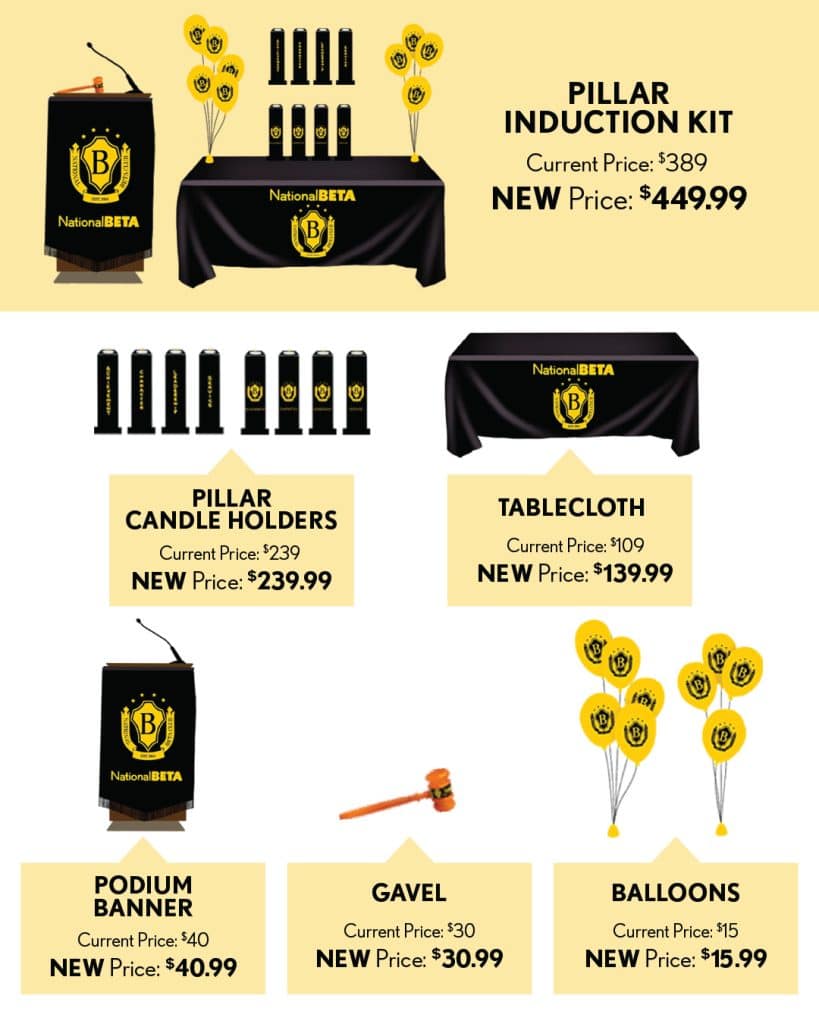 induction pricing updates new